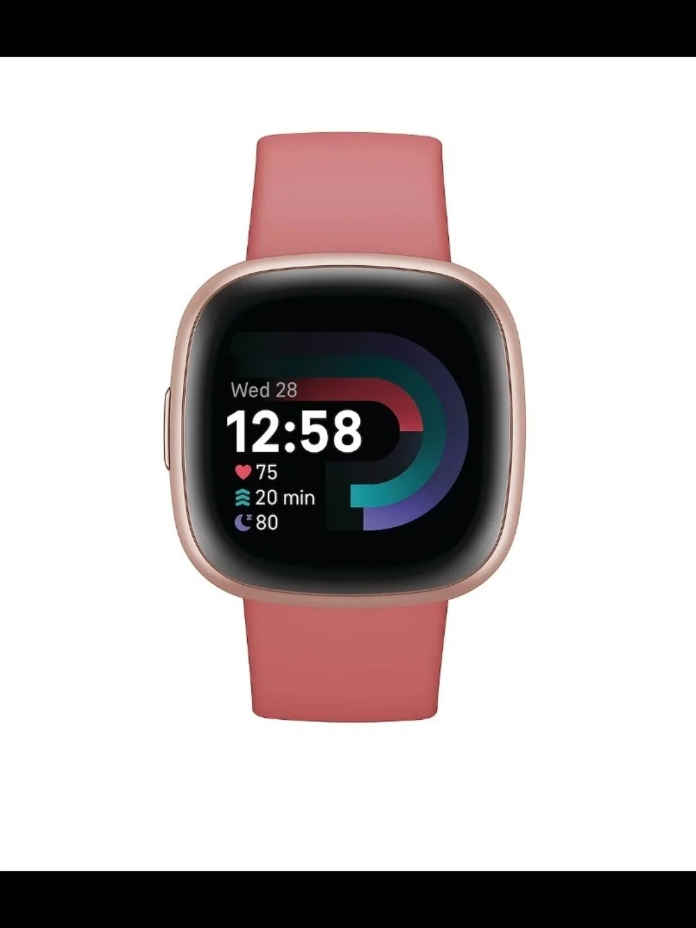 *NIB*Fitbit Versa 4- Pink Silicone Band